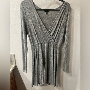 Express dress. Medium. Grey, very comfortable & stretches. Mid thigh length.